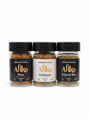 SAZÓN MARINO - GOURMET COTIDIANO Erizo  (25g) - Piure (25g) -Cochayuyo (25g)