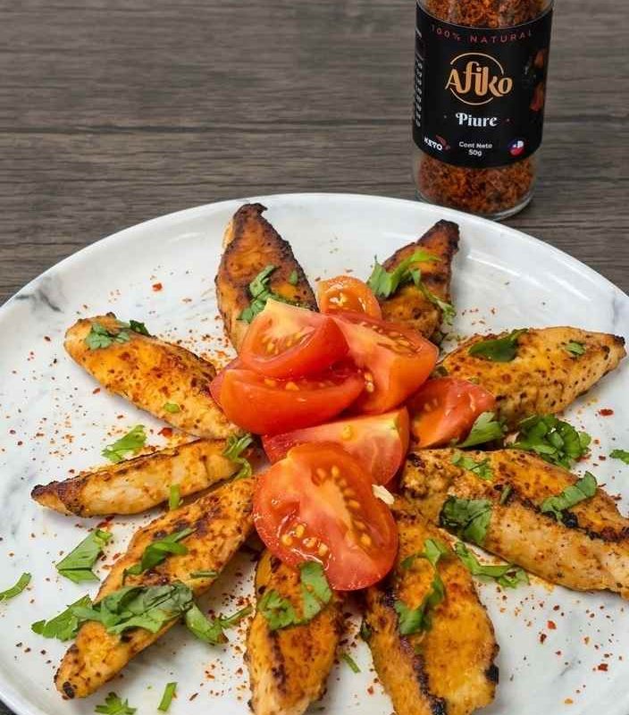Pescado con Polvo de Piure Afiko por Paulina Verdugo