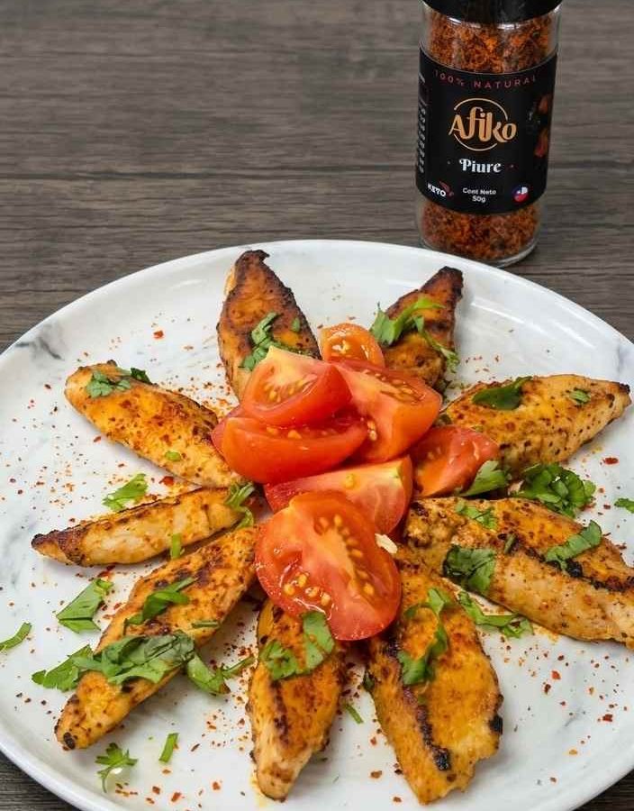Pescado con Polvo de Piure Afiko por Paulina Verdugo